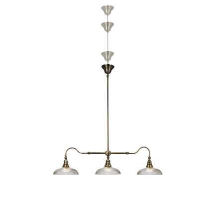 Cottex - Luster na šipci SNOOKER 3xE27/60W/230V