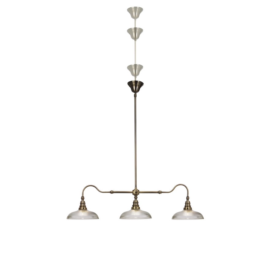 Cottex - Luster na šipci SNOOKER 3xE27/60W/230V