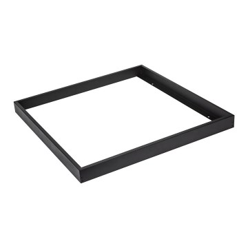Crni metalni okvir za ugradnju LED panela 600x600 mm