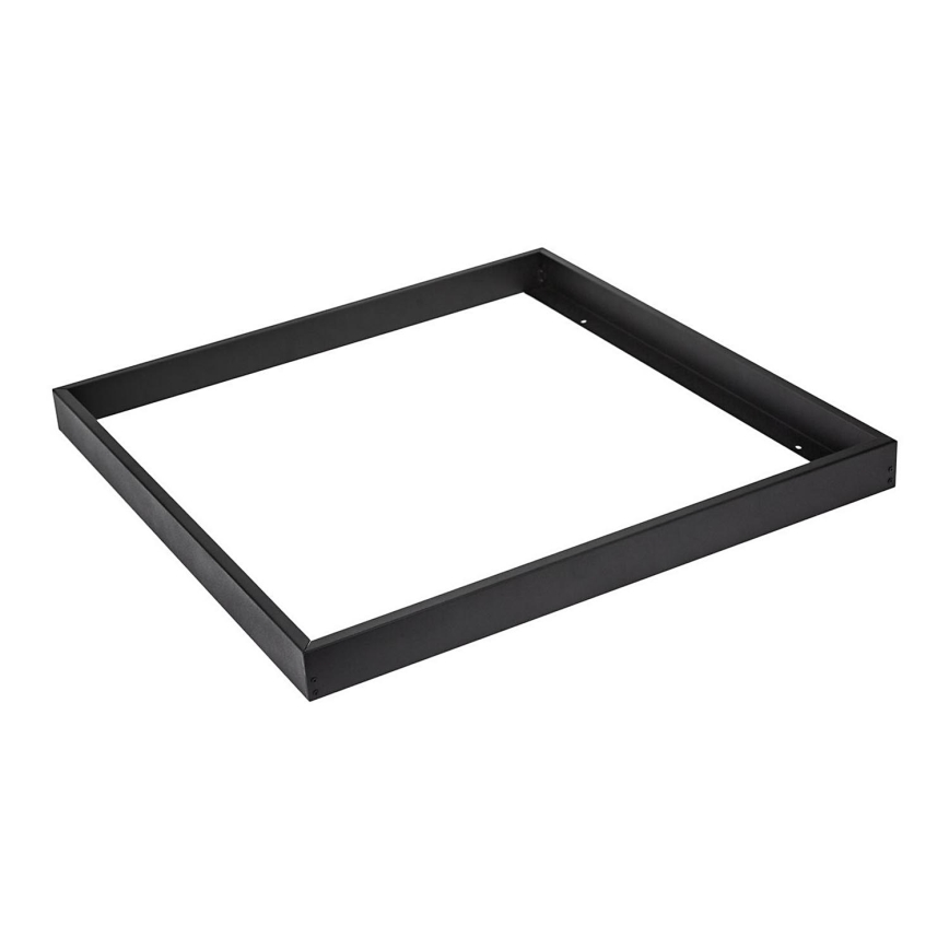 Crni metalni okvir za ugradnju LED panela 600x600 mm