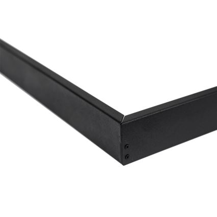 Crni metalni okvir za ugradnju LED panela 600x600 mm