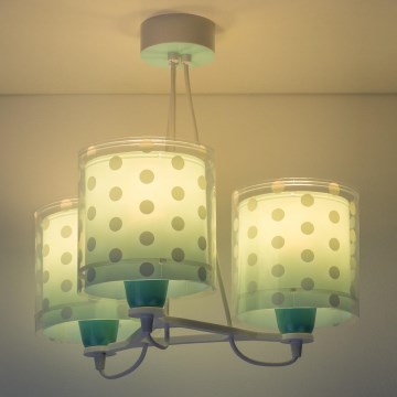 Dalber 41007H - Dečiji luster DOTS 3xE27/60W/230V
