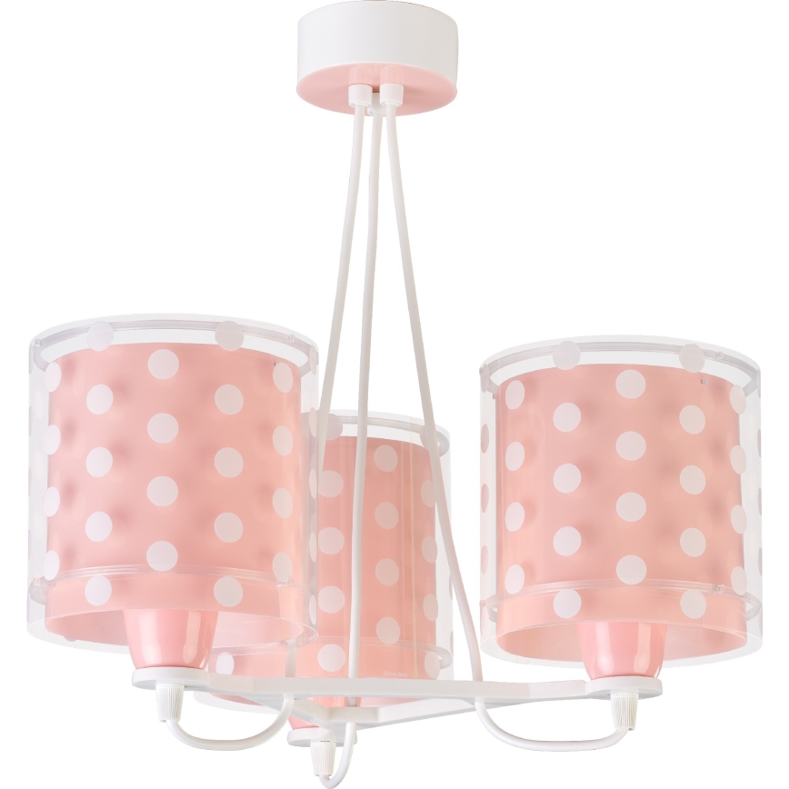 Dalber 41007S - Dečji luster DOTS 3xE27/60W/230V