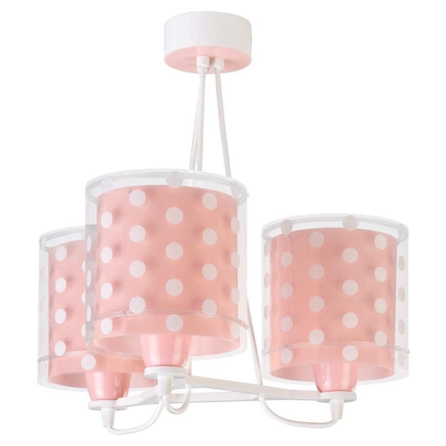 Dalber 41007S - Dečji luster DOTS 3xE27/60W/230V
