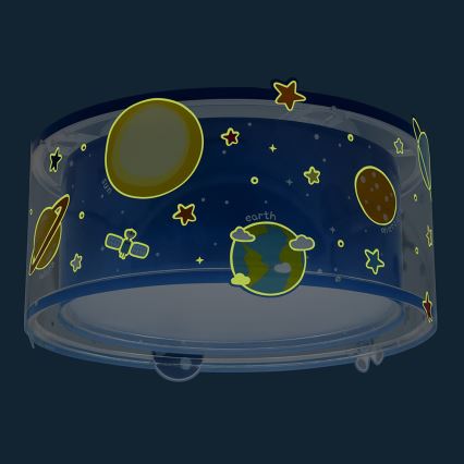 Dalber 41346 - Dečija plafonjera PLANETS 2xE27/60W/230V