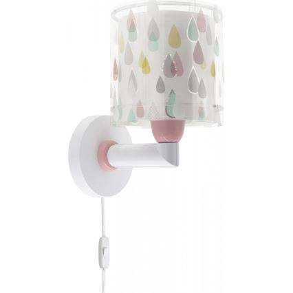 Dalber 41439 - Dečije zidno svetlo COLOR RAIN 1xE27/60W/230V