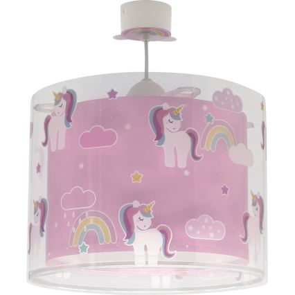 Dalber 41592 - Dečiji luster UNICORNS 1xE27/60W/230V