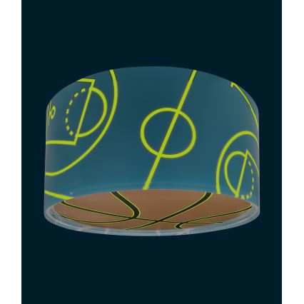 Dalber 41746 - Dečije plafonsko svetlo BASKET 2xE27/15W/230V