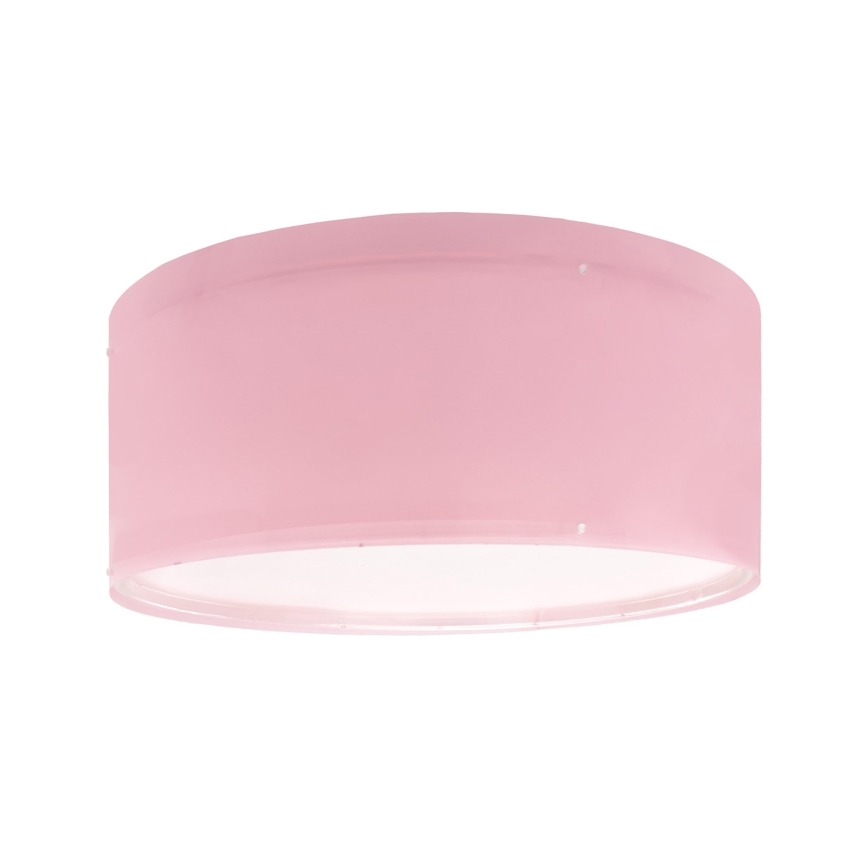 Dalber 42006S - Dečija plafonjera COLOR LIGHT 2xE27/15W/230V roze
