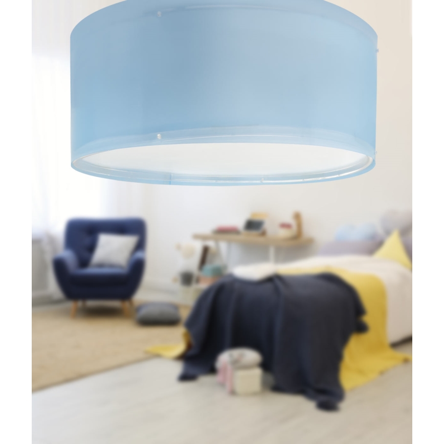 Dalber 42006T - Dečija plafonjera COLOR LIGHT 2xE27/15W/230V plava