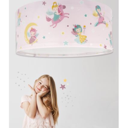Dalber 42496 - Dečija plafonjera FAIRY DREAMS 2xE27/15W/230V