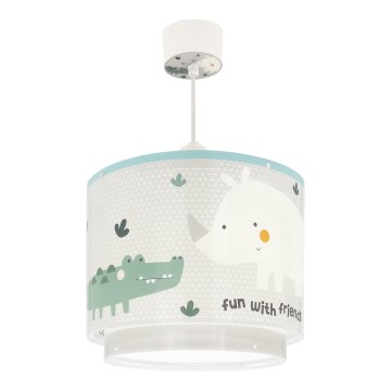 Dalber 60622 - Dečiji luster RHICO AND CROCO 1xE27/15W/230V