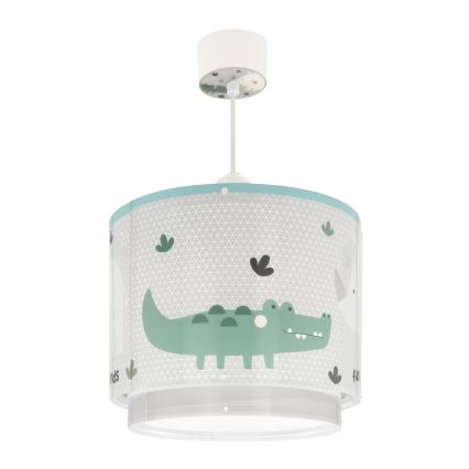 Dalber 60622 - Dečiji luster RHICO AND CROCO 1xE27/15W/230V