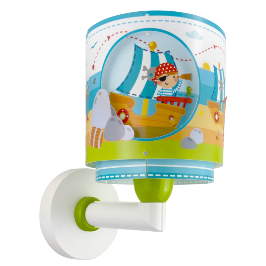 Dalber 60659 - Dečija zidna rasveta PIRATE ISLAND 1xE27/15W/230V