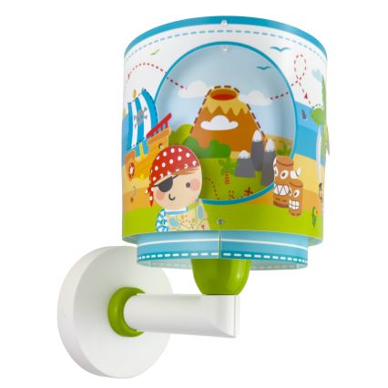Dalber 60659 - Dečija zidna rasveta PIRATE ISLAND 1xE27/15W/230V
