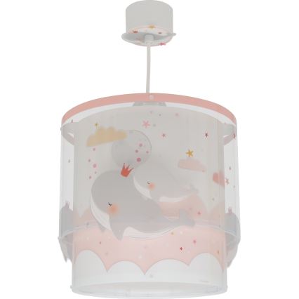 Dalber 61172S - Dečiji luster WHALE DREAMS 1xE27/15W/230V roze