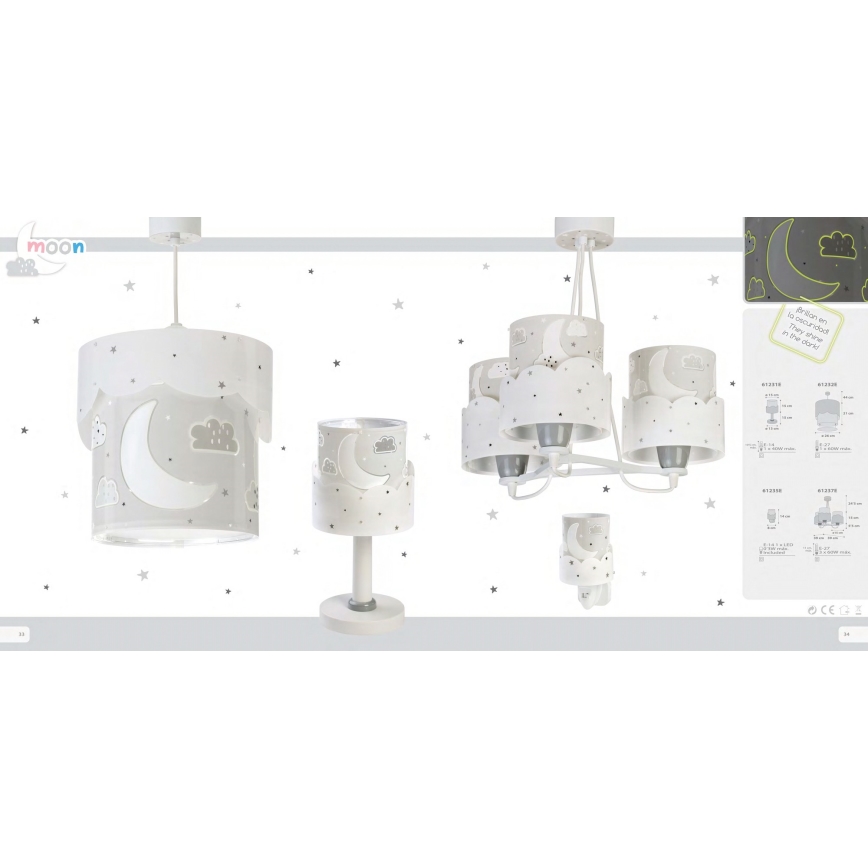 Dalber 61235E - LED lampica za utičnicu MOON 1xE14/0,5W/230V