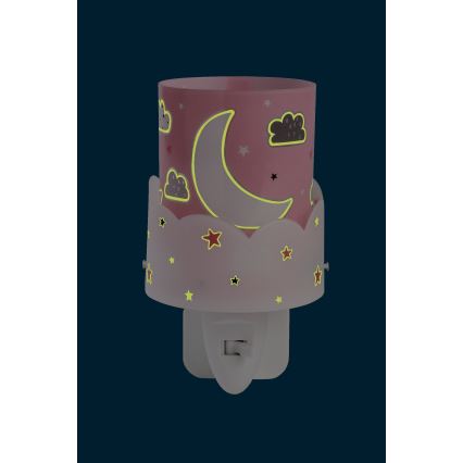 Dalber 61235S - LED lampica za utičnicu MOON 1xE14/0,5W/230V