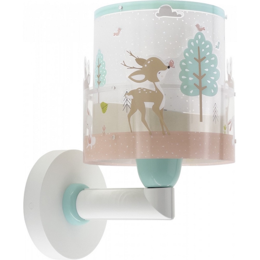Dalber 61279 - Dečija zidna rasveta LOVING DEER 1xE27/60W/230V