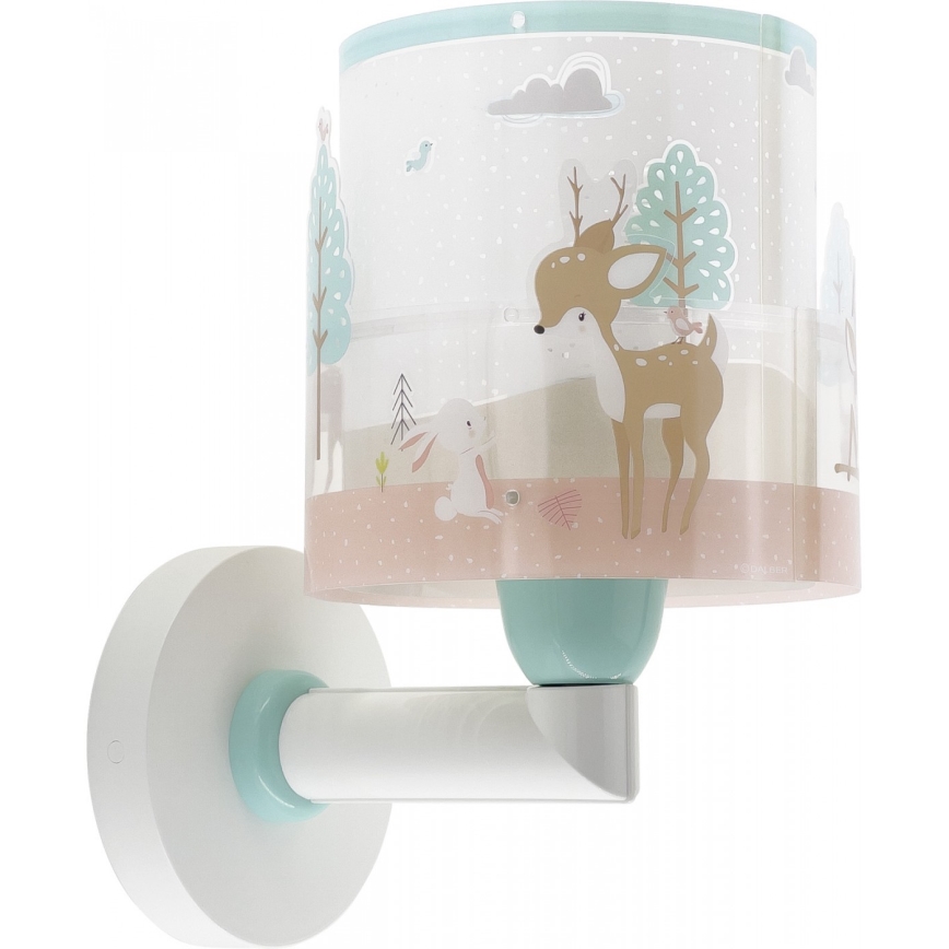 Dalber 61279 - Dečija zidna rasveta LOVING DEER 1xE27/60W/230V