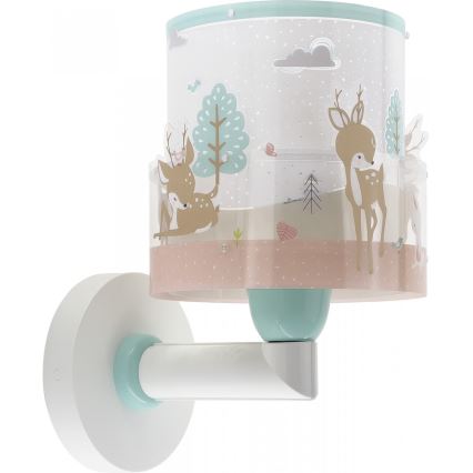 Dalber 61279 - Dečija zidna rasveta LOVING DEER 1xE27/60W/230V