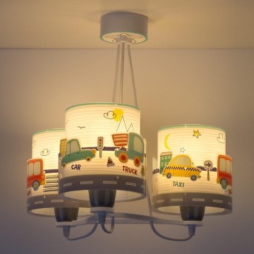 Dalber 61687 - Dečiji luster BABY TRAVEL 3xE27/60W/230V