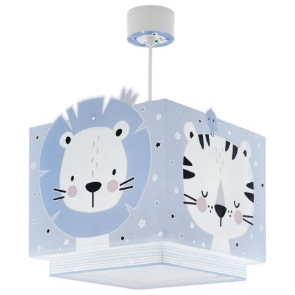 Dalber 63112T - Dečiji luster JUNGLE 1xE27/15W/230V plava