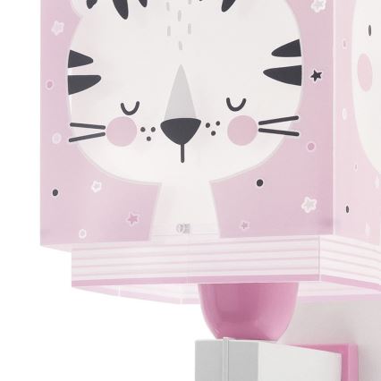 Dalber 63119S - Dečije zidno svetlo JUNGLE 1xE27/15W/230V ružičasta