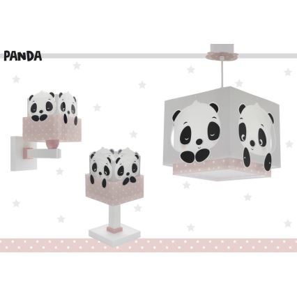 Dalber 63161S - Dečija lampica PANDA 1xE14/40W/230V roze
