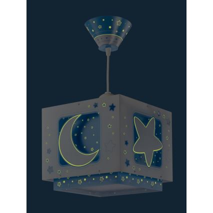Dalber 63232T - Dečiji luster MOON LIGHT 1xE27/60W/230V
