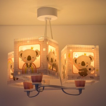 Dalber 63267S - Dečji luster KOALA 3xE27/60W/230V