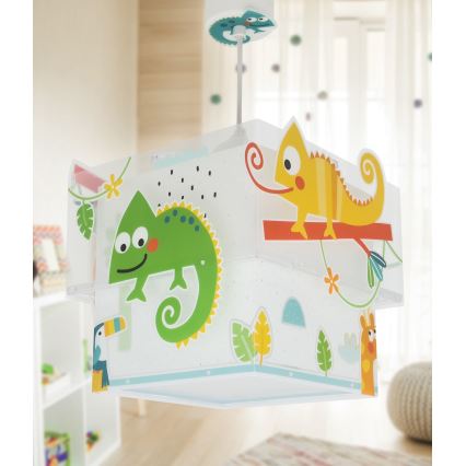 Dalber 63312 - Dečiji luster HAPPY JUNGLE 1xE27/15W/230V