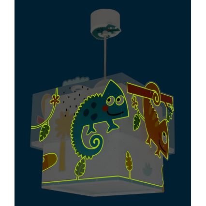 Dalber 63312 - Dečiji luster HAPPY JUNGLE 1xE27/15W/230V