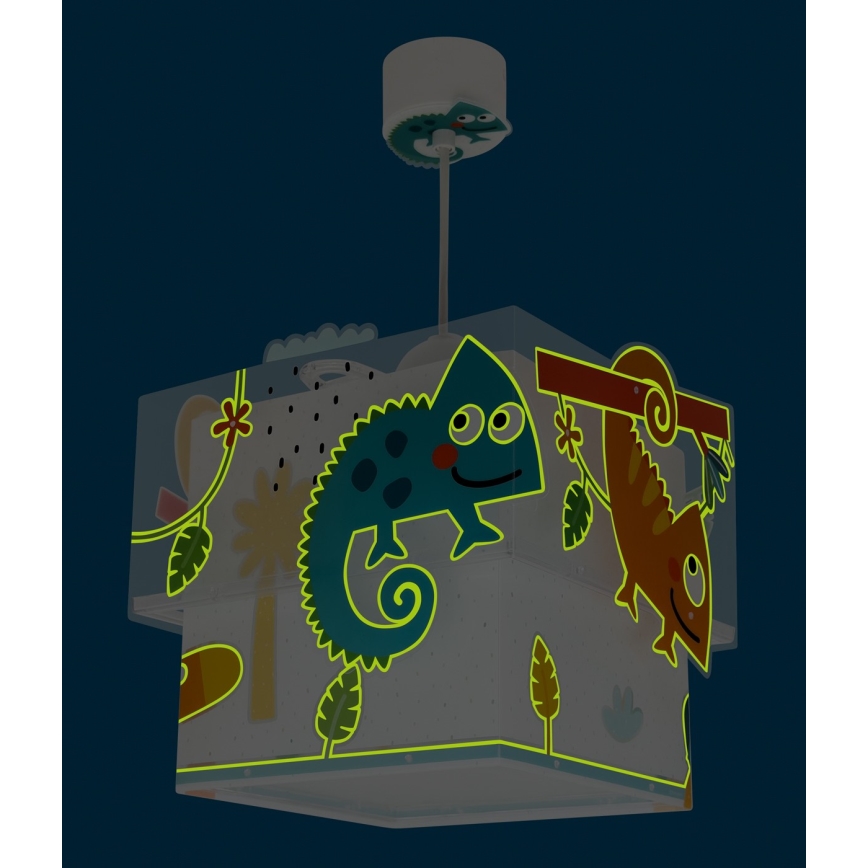 Dalber 63312 - Dečiji luster HAPPY JUNGLE 1xE27/15W/230V