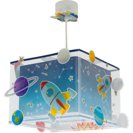 Dalber 63352 - Dečiji luster ROCKET 1xE27/15W/230V