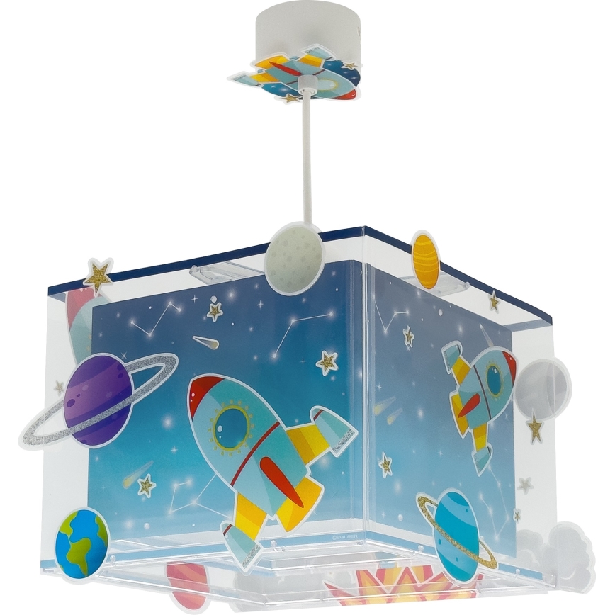 Dalber 63352 - Dečiji luster ROCKET 1xE27/15W/230V