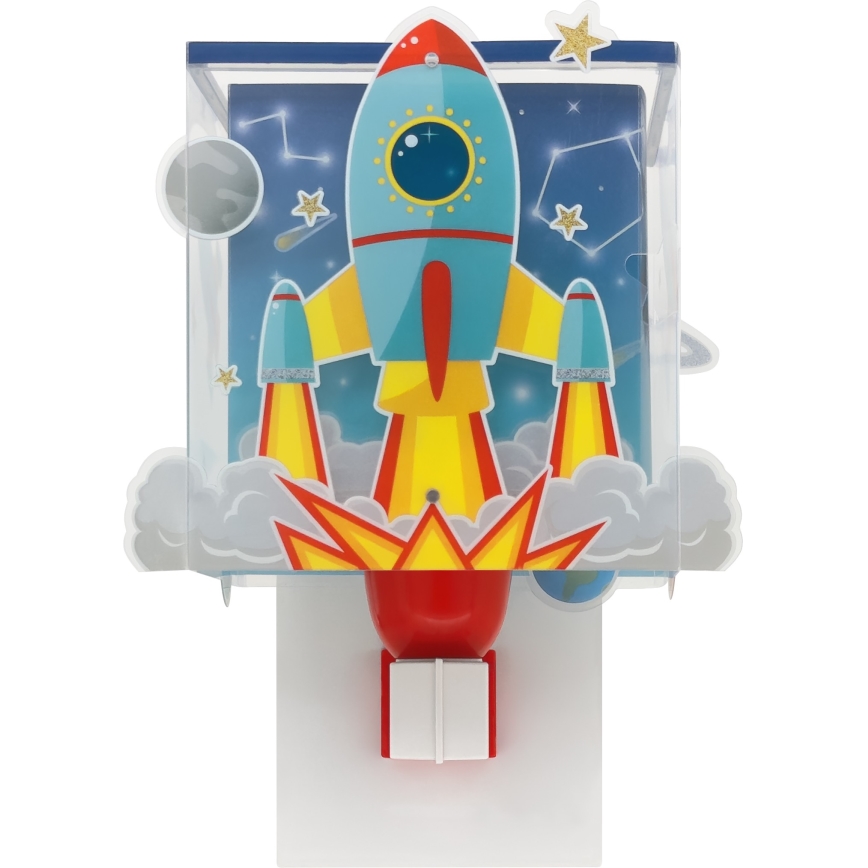 Dalber 63359 - Dečija zidna rasveta ROCKET 1xE27/15W/230V