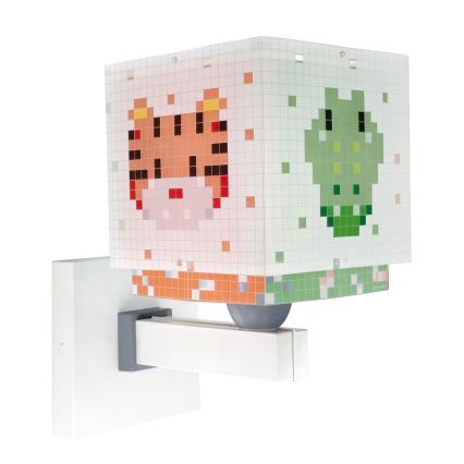 Dalber 63379 - Dečija zidna rasveta LITTLE PIXEL 1xE27/15W/230V