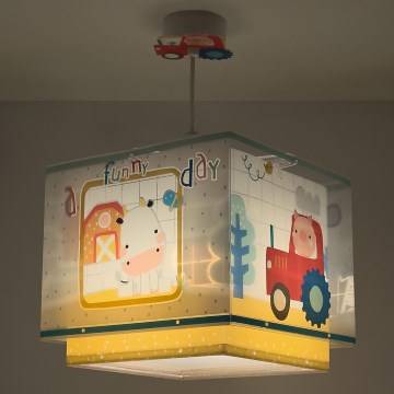 Dalber 63402 - Dečiji luster MY FARM 1xE27/15W/230V