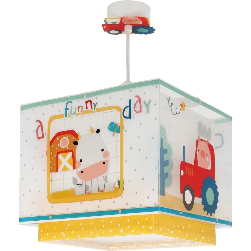 Dalber 63402 - Dečiji luster MY FARM 1xE27/15W/230V
