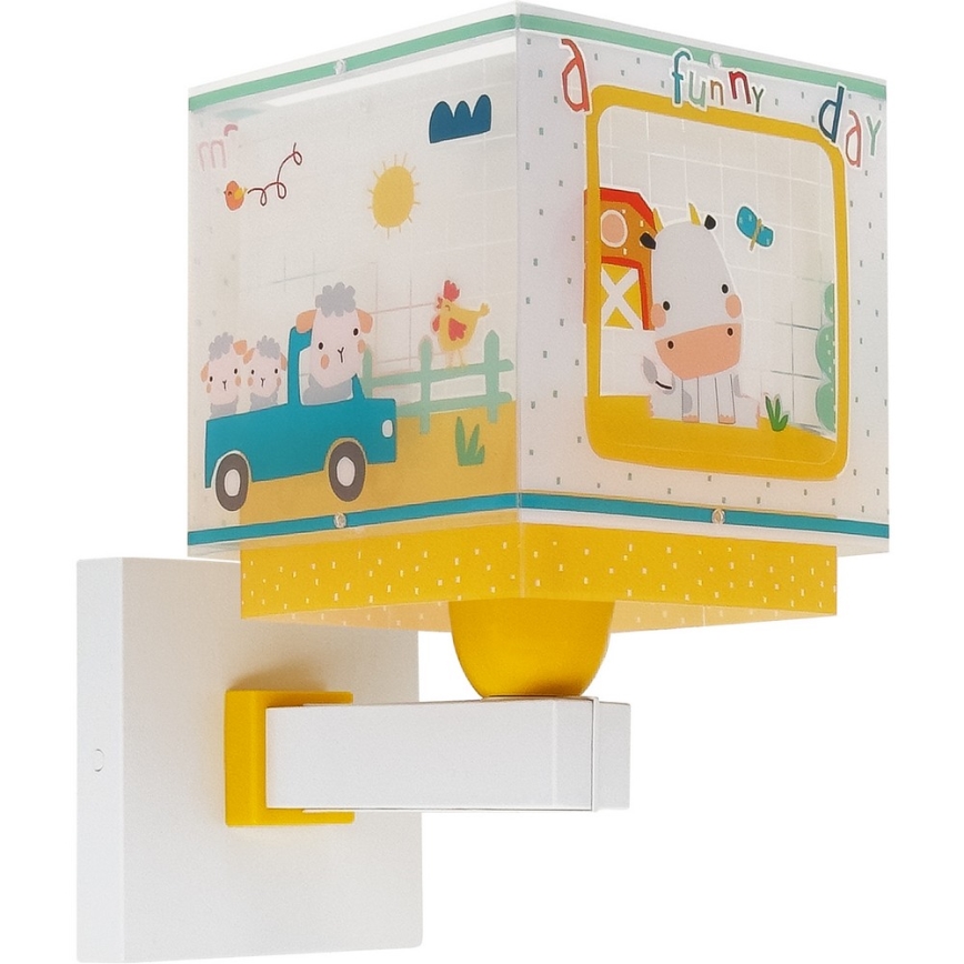 Dalber 63409 - Dečija zidna rasveta MY FARM 1xE27/15W/230V