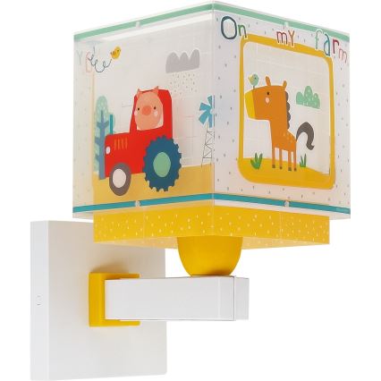 Dalber 63409 - Dečija zidna rasveta MY FARM 1xE27/15W/230V