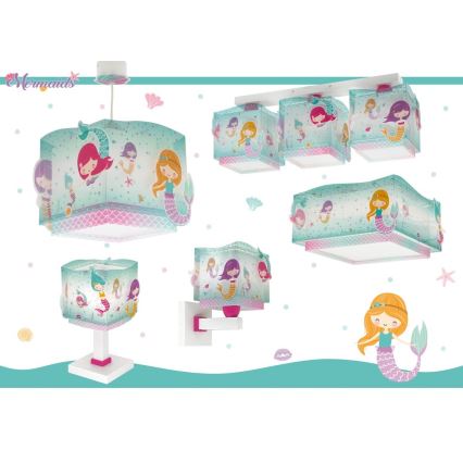 Dalber 63449 - Dečija zidna rasveta MERMAIDS 1xE27/60W/230V