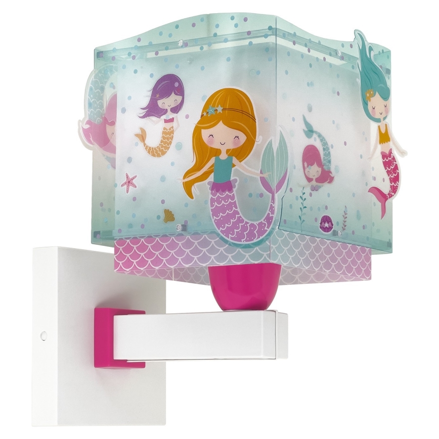 Dalber 63449 - Dečija zidna rasveta MERMAIDS 1xE27/60W/230V