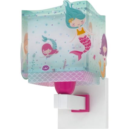 Dalber 63449 - Dečija zidna rasveta MERMAIDS 1xE27/60W/230V