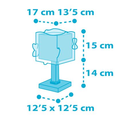 Dalber 63471 - Dečija lampica BABY SHARK 1xE14/60W/230V