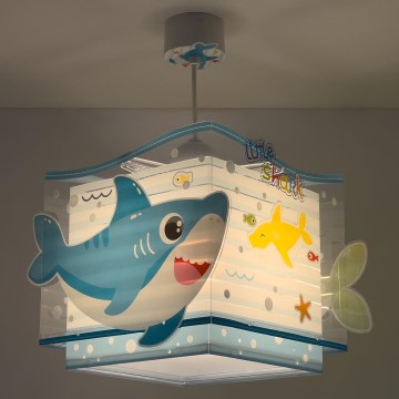Dalber 63472 - Dečiji luster BABY SHARK 1xE27/60W/230V