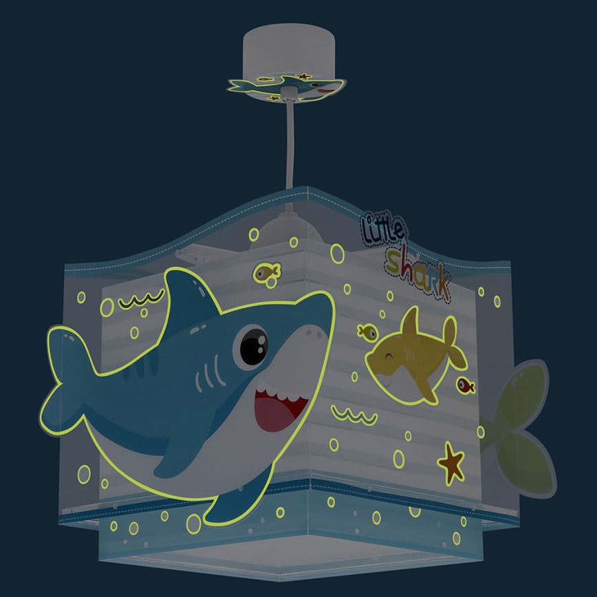Dalber 63472 - Dečiji luster BABY SHARK 1xE27/60W/230V