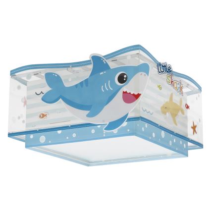 Dalber 63476 - Dečija plafonjera BABY SHARK 2xE27/60W/230V
