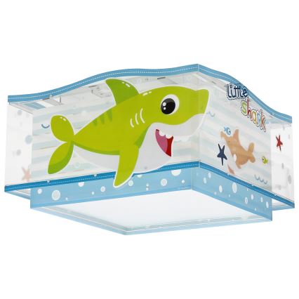 Dalber 63476 - Dečija plafonjera BABY SHARK 2xE27/60W/230V